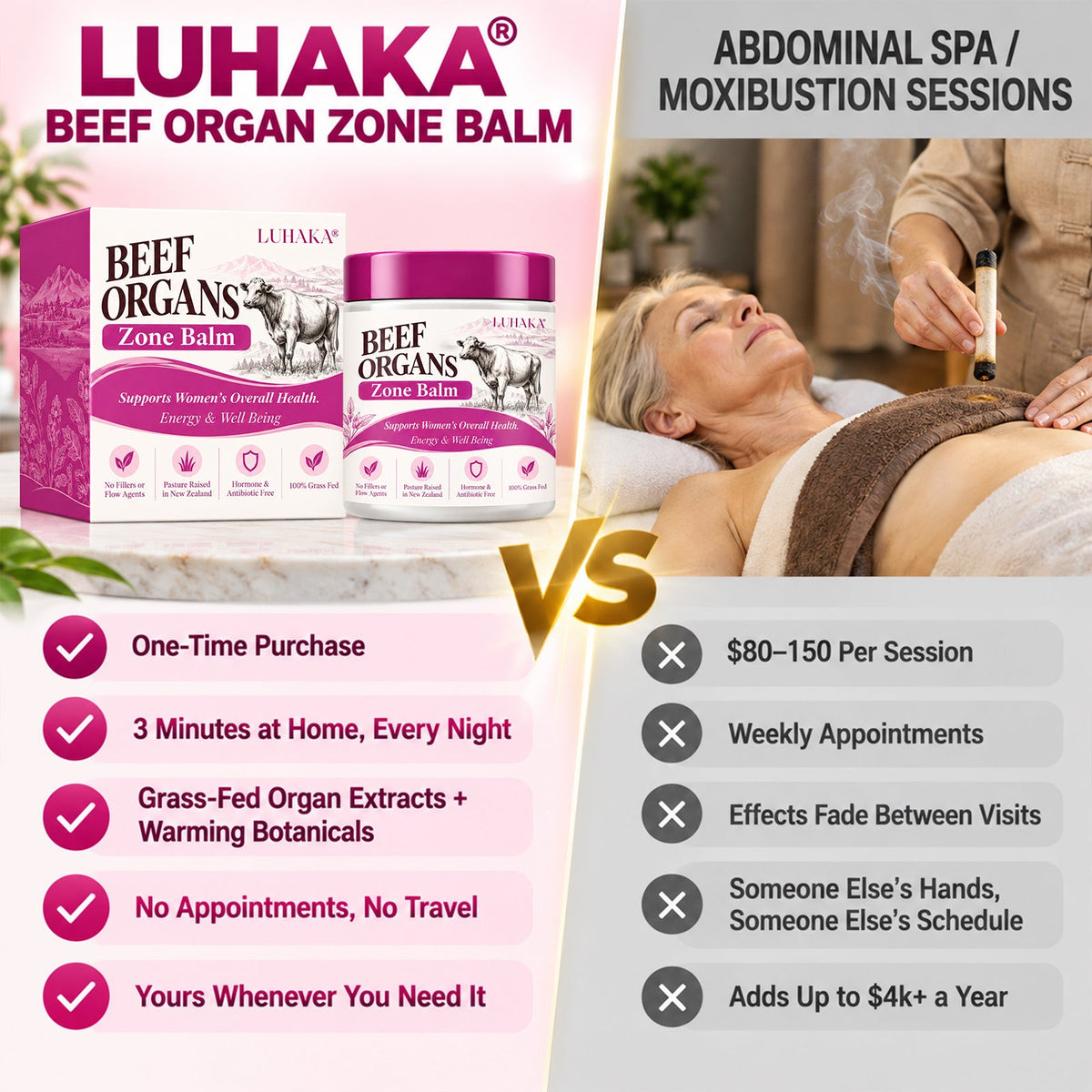 🎉 Limited-Time Offer 🎉LUHAKA® Beef Organ Zone Balm