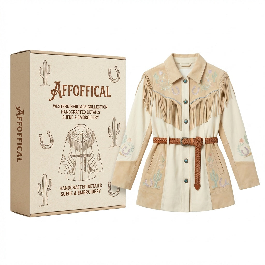The Western Heritage Piece – Suede & Embroidery