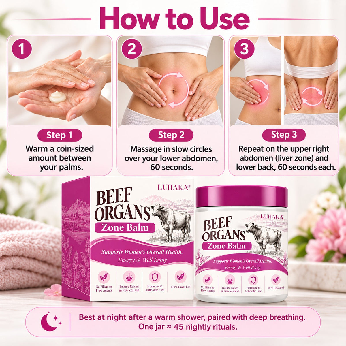 🎉 Limited-Time Offer 🎉LUHAKA® Beef Organ Zone Balm