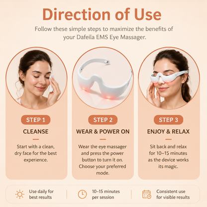 Dafeila® EMS Microcurrent Eye Massager