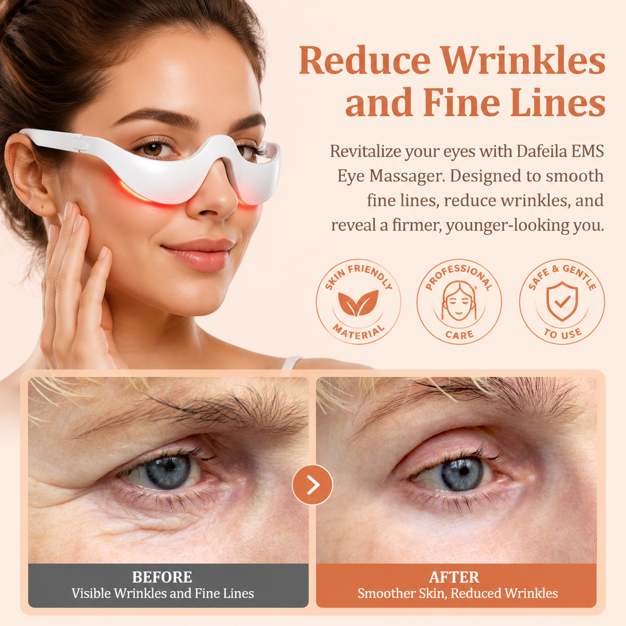Dafeila® EMS Microcurrent Eye Massager