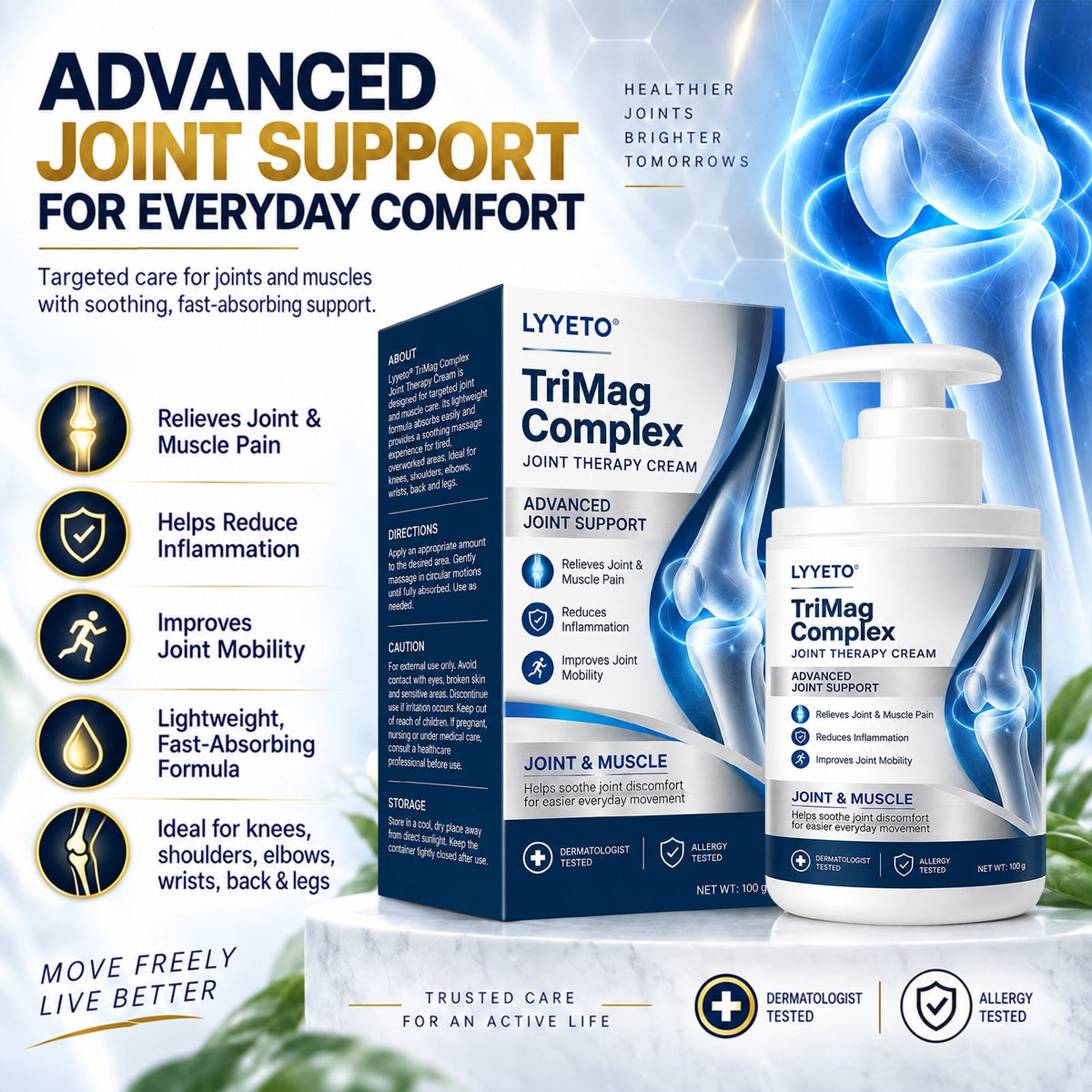 Lyyeto® TriMag Complex JOINT THERAPY CREAM