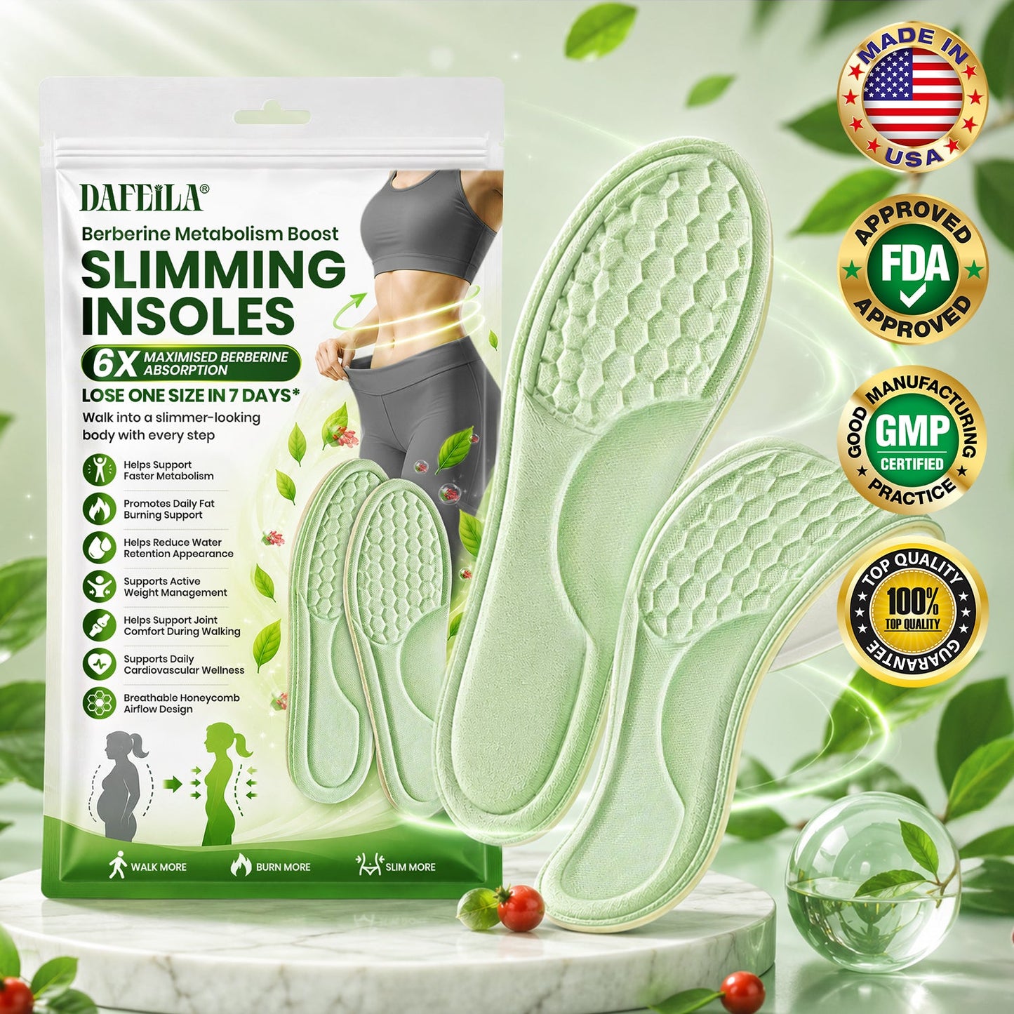 DAFEILA® Berberine Metabolism Boost Slimming Insoles 🔥🔥
