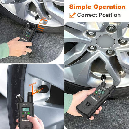 🚗TPMS 2-in-1 Relearn Tool & Digital Tire Pressure Gauge