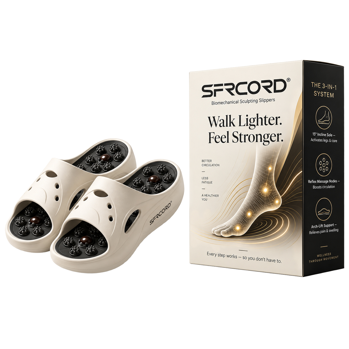 SFRCORD® Vanslim™ Sculpting Slippers