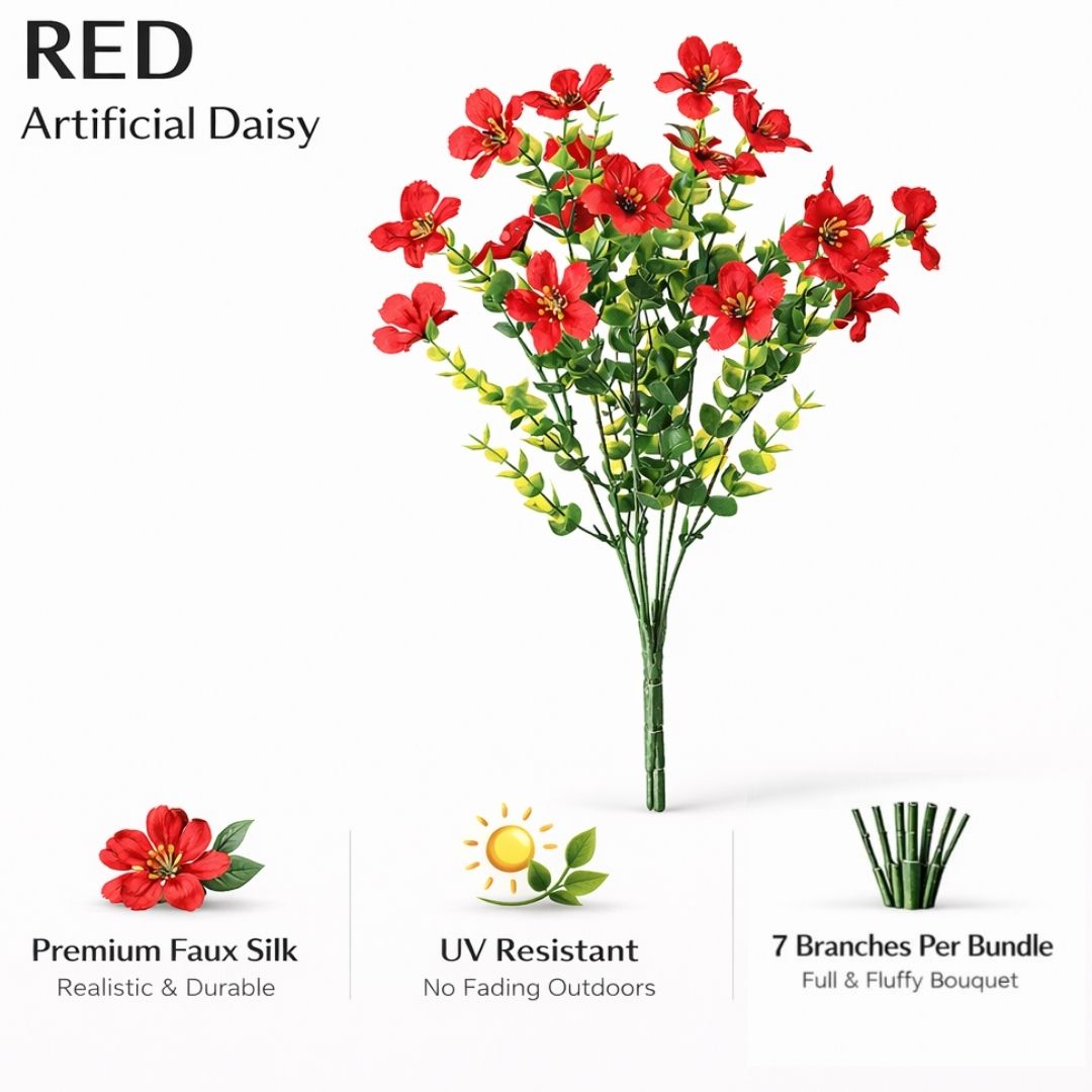 🎉 Last Day Sale 50% OFF🎉Realistic UV-Resistant Outdoor Flowers – Zero Maintenance