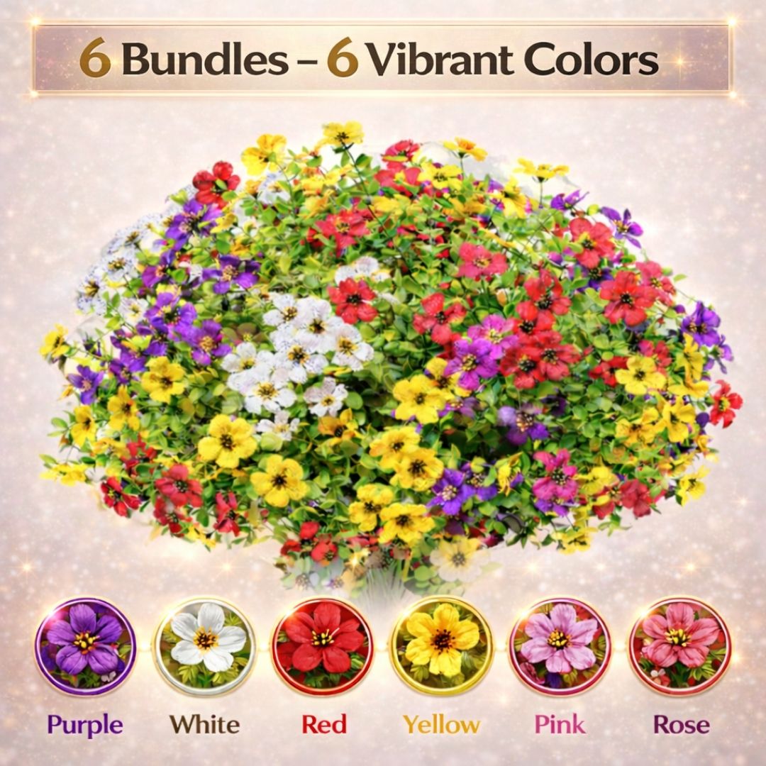 🎉 Last Day Sale 50% OFF🎉Realistic UV-Resistant Outdoor Flowers – Zero Maintenance