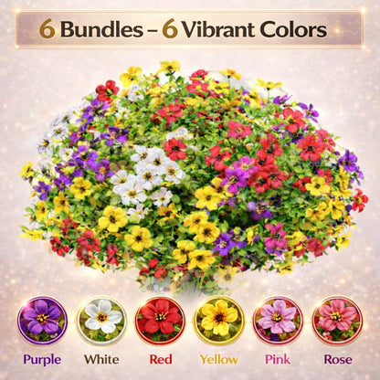 🎉 Last Day Sale 50% OFF🎉Realistic UV-Resistant Outdoor Flowers – Zero Maintenance