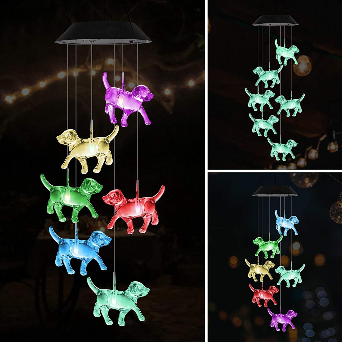 🦋Enhance Your Garden✨Creative Bird Design Solar Wind Chimes