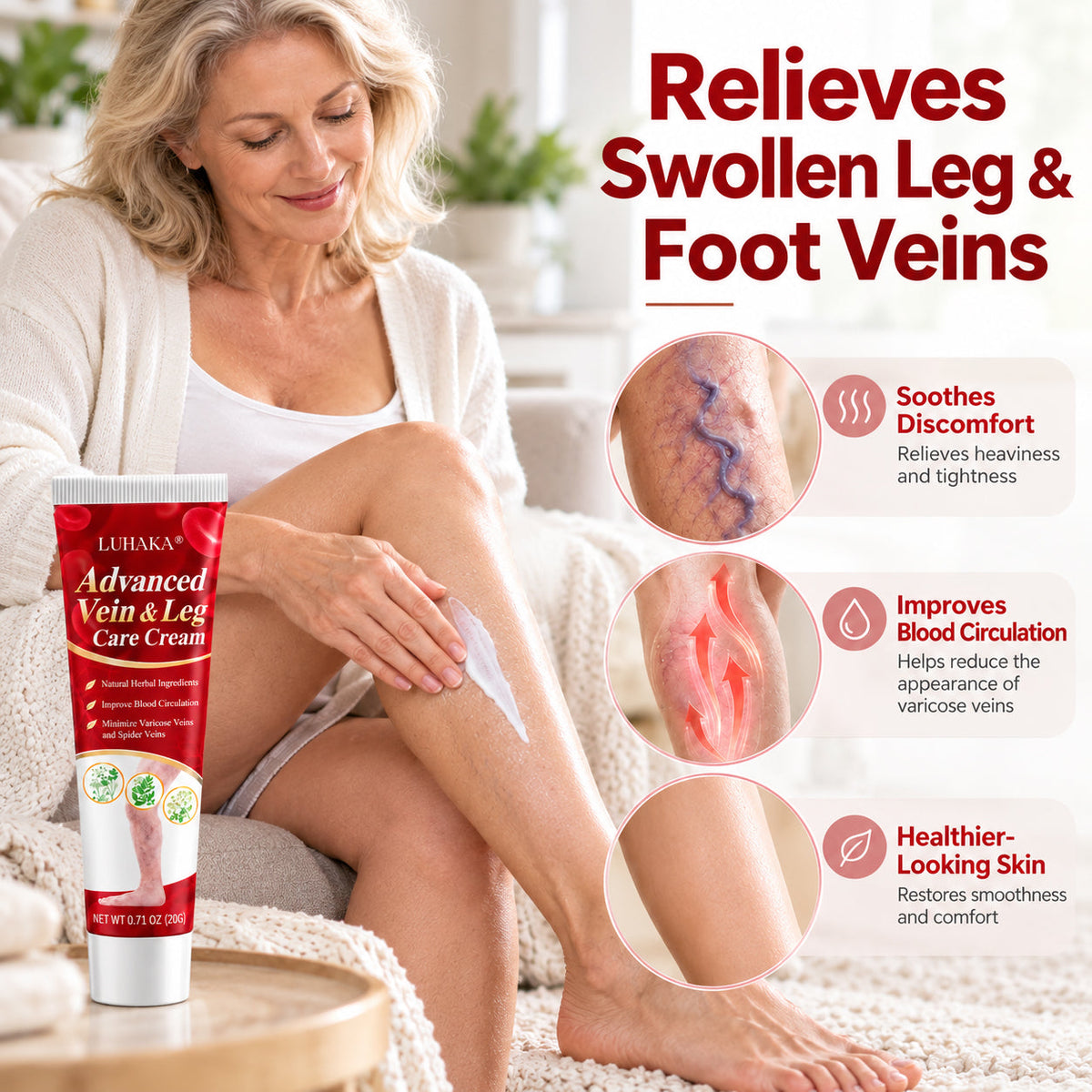 LUHAKA®Advanced Vein & Leg Care Cream