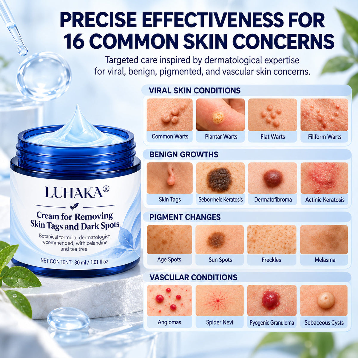 LUHAKA® Cream for Removing Skin Tags and Dark Spots