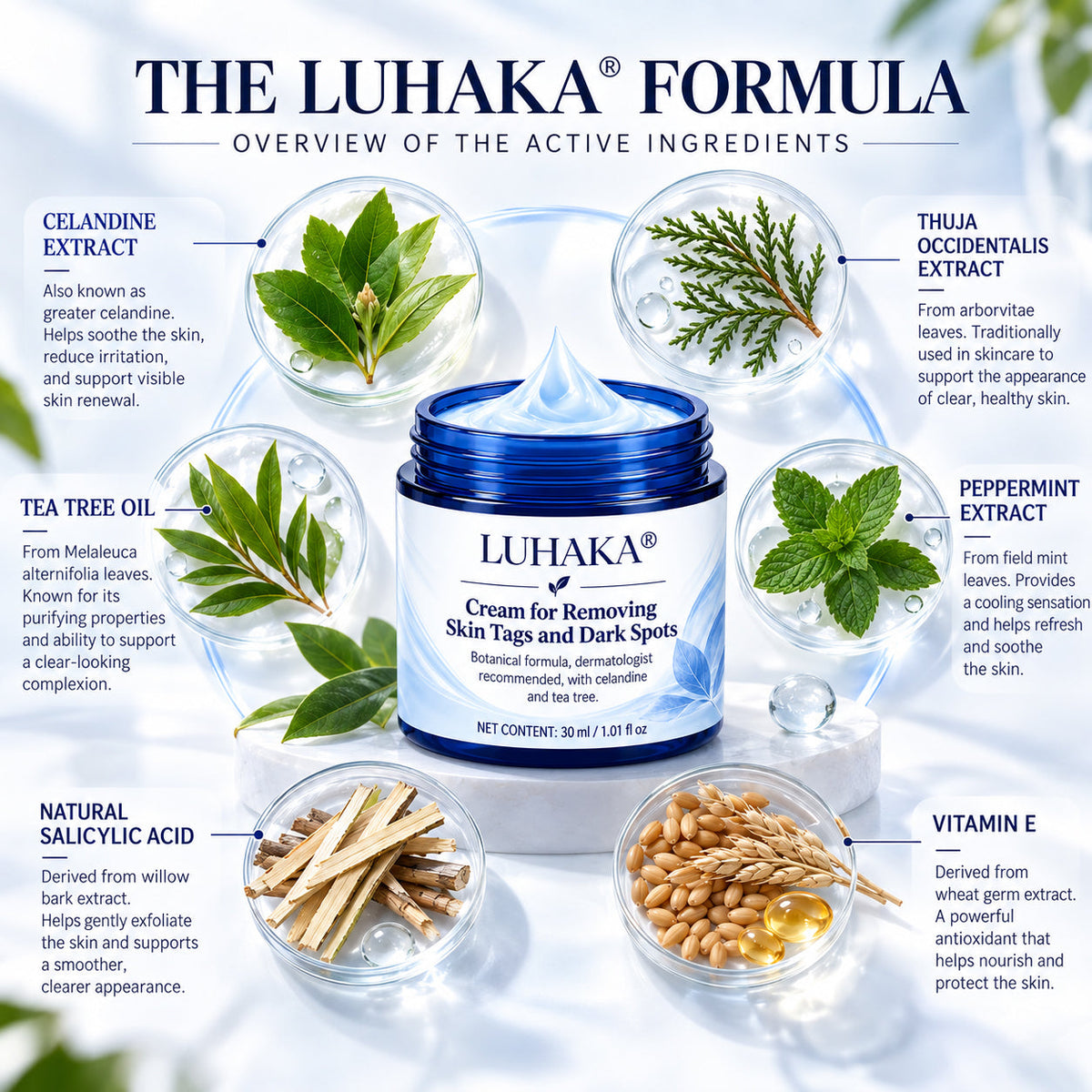 LUHAKA® Cream for Removing Skin Tags and Dark Spots