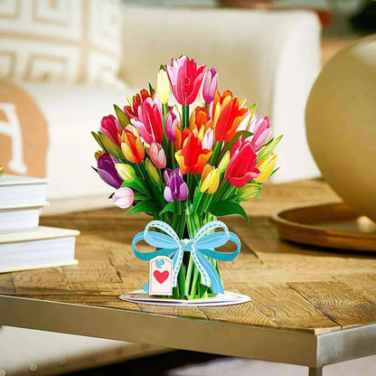 🌸 3D Forever Flower Pop Up Card for Mother’s Day Jumbo Size