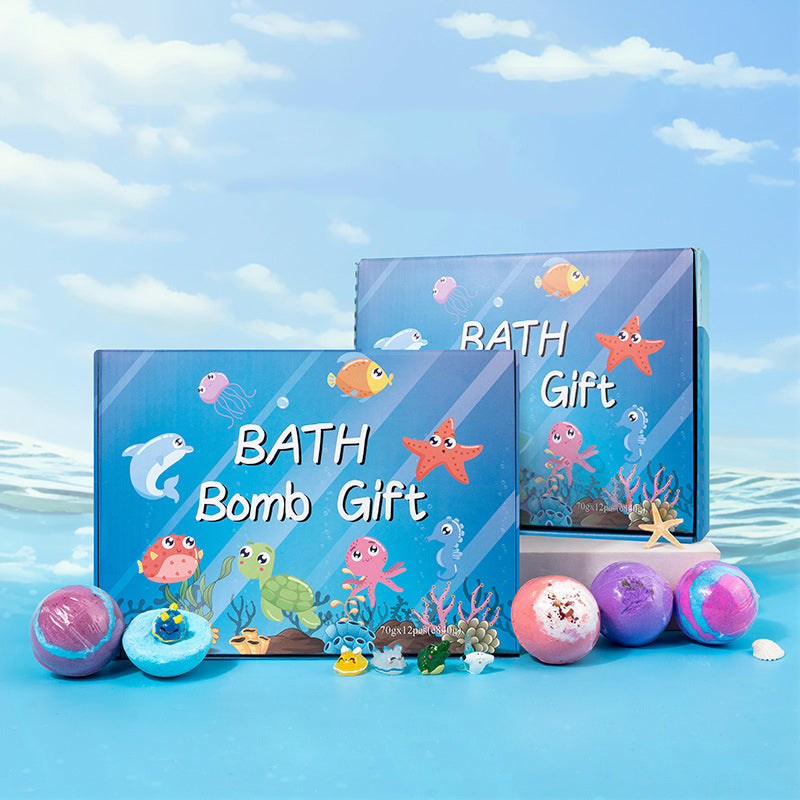 📢📢50% OFF !!!⏰🛁Bath Bomb Gift Set for Kids
