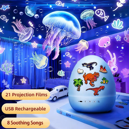 Dinosaur Egg Night Light Projector For Kids