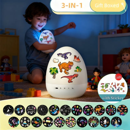 Dinosaur Egg Night Light Projector For Kids