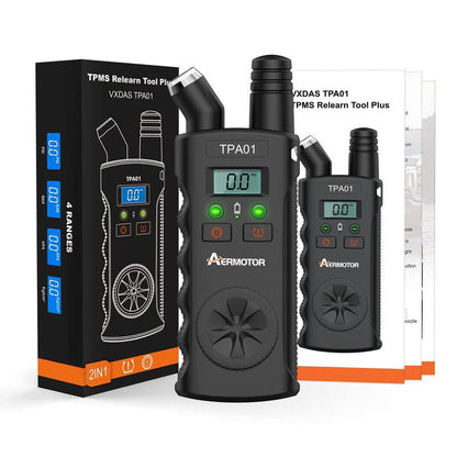 🚗TPMS 2-in-1 Relearn Tool & Digital Tire Pressure Gauge