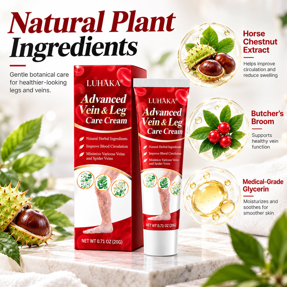 LUHAKA®Advanced Vein & Leg Care Cream