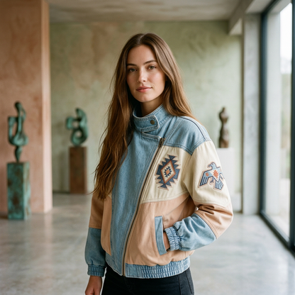 The Western Heritage Piece – Denim & Embroidery Collection