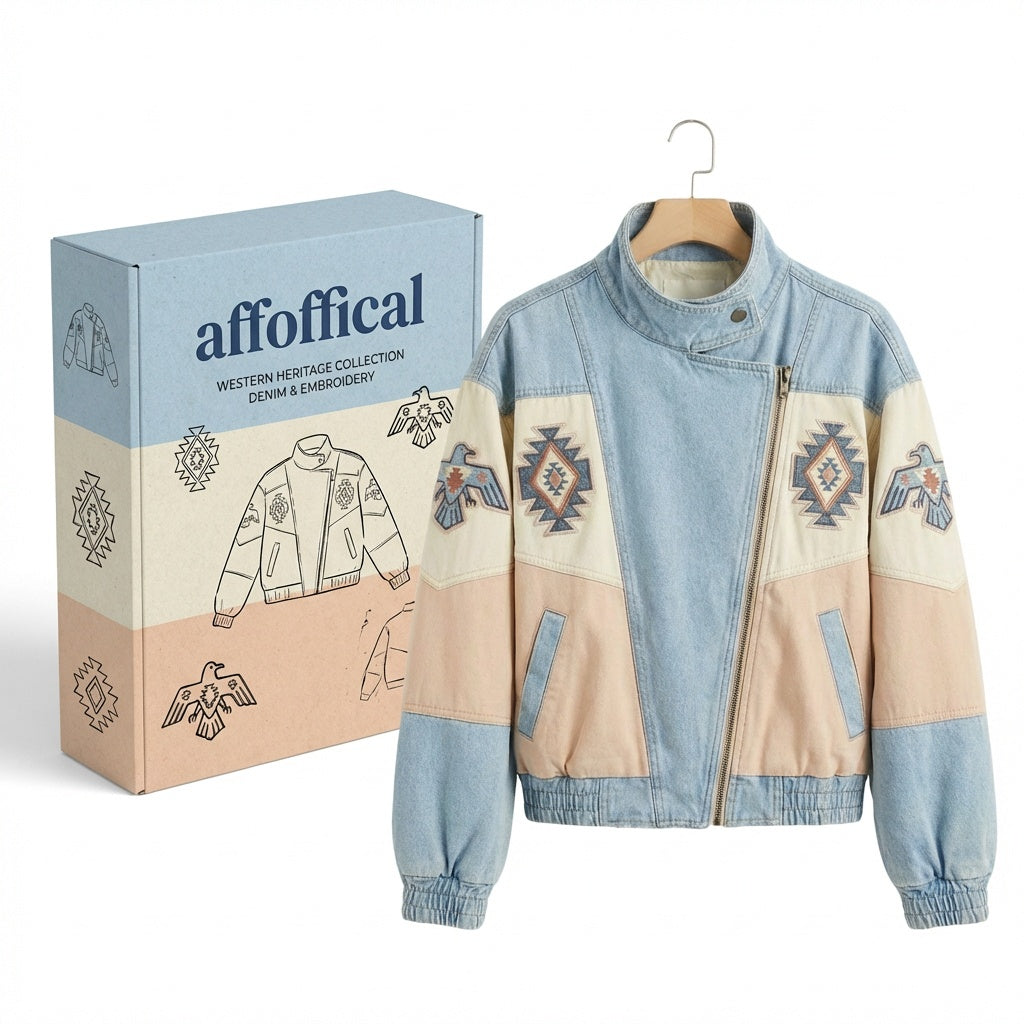 The Western Heritage Piece – Denim & Embroidery Collection