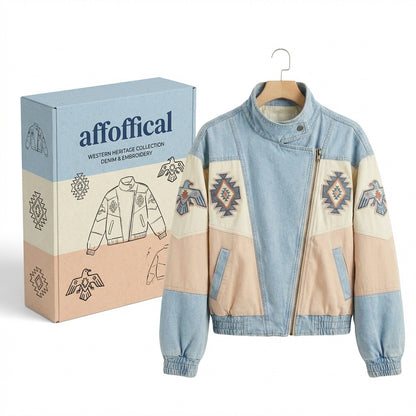The Western Heritage Piece – Denim & Embroidery Collection