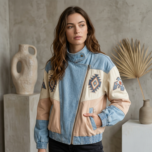 The Western Heritage Piece – Denim & Embroidery Collection
