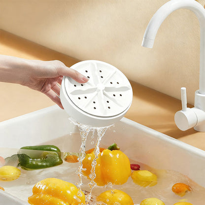 🍇🍅Effortless Vortex Fruit & Vegetable Washer – Removes Pesticides, BPA-Free & Easy-Clean Design 💧