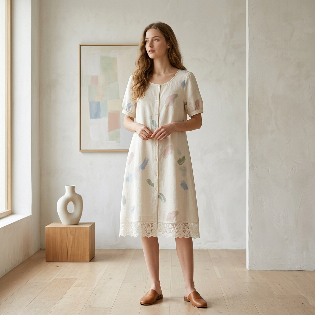 The Handmade Linen Blend Piece