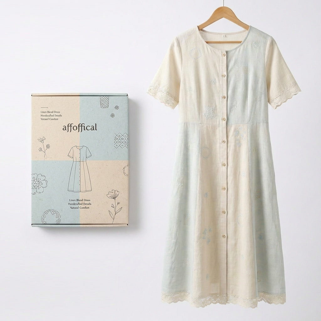 The Linen Blend Dress