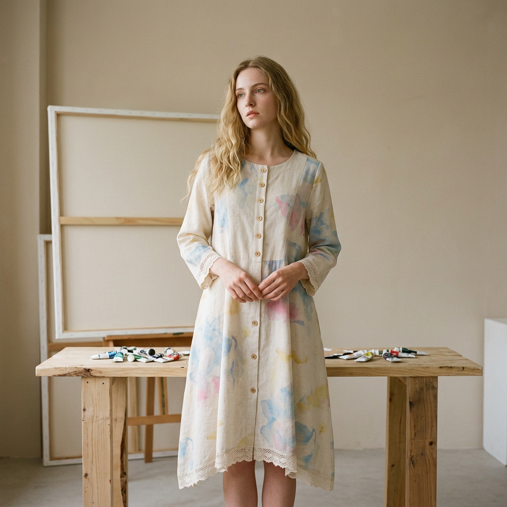 The Handcrafted Linen Coat