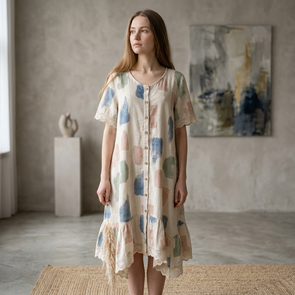 The Linen Artisan Dress