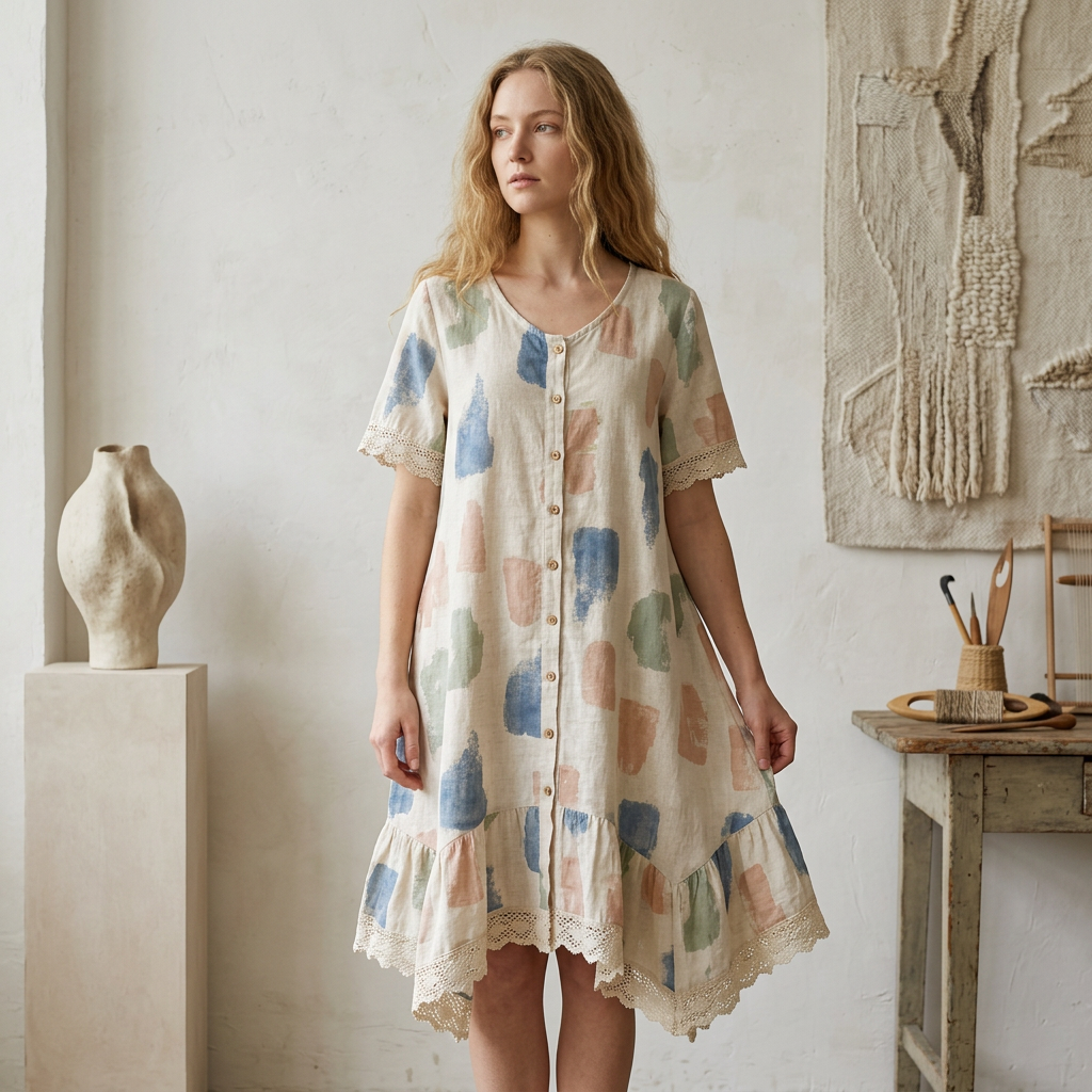 The Linen Artisan Dress