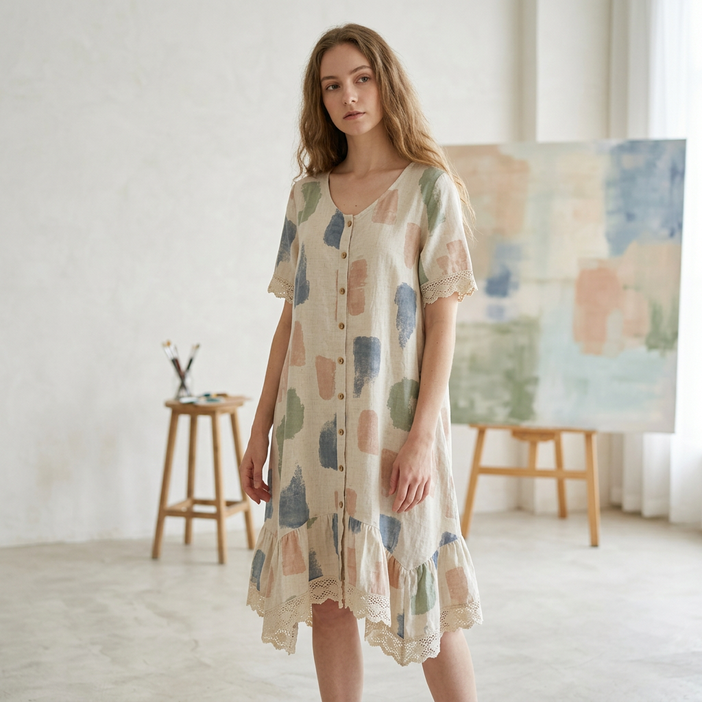 The Linen Artisan Dress